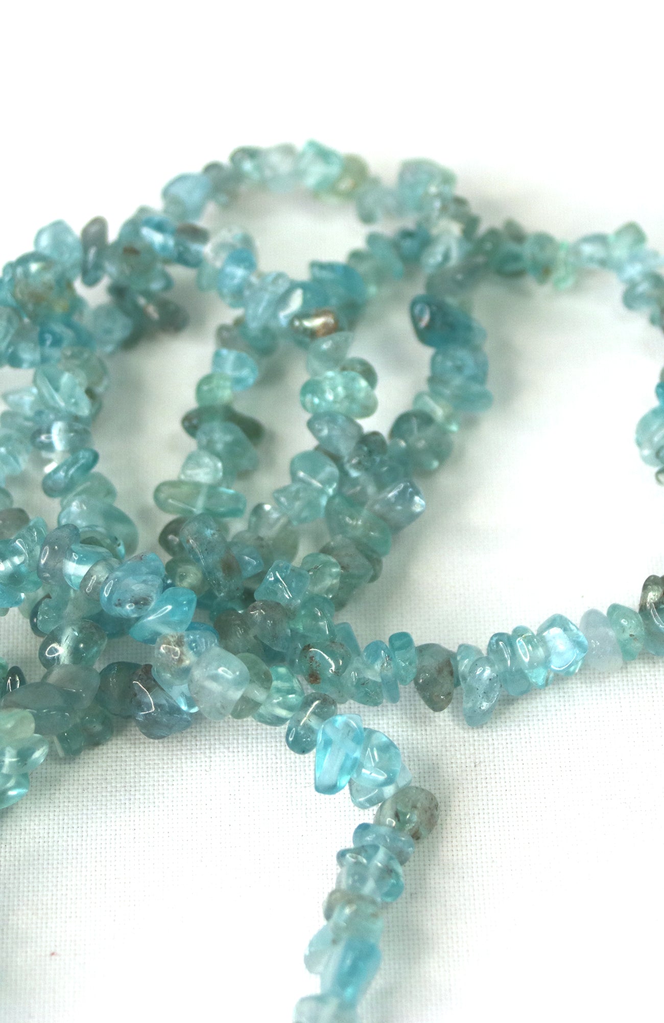 Green Apatite Chip Bracelet